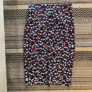 Cremieux Flamingo skirt